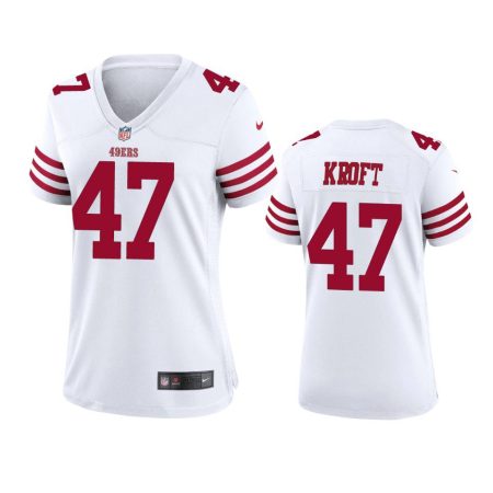 Women's San Francisco 49ers Tyler Kroft White Game Jersey