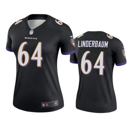 Baltimore Ravens Tyler Linderbaum Black Legend Jersey - Women's