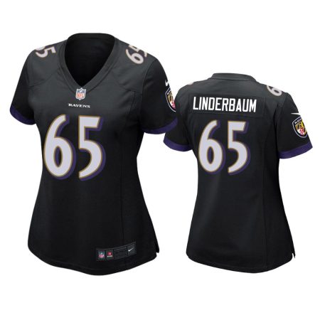 Women's Baltimore Ravens Tyler Linderbaum Black Game Jersey