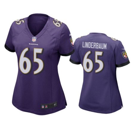 Women's Baltimore Ravens Tyler Linderbaum Purple Game Jersey