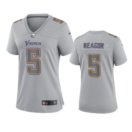 Women's Minnesota Vikings Jalen Reagor Gray Atmosphere Fashion Game Jersey