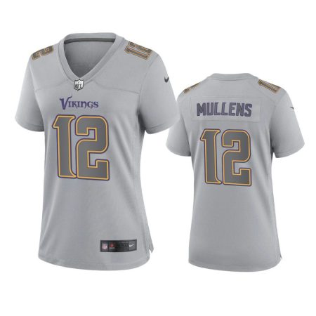 Women's Minnesota Vikings Nick Mullens Gray Atmosphere Fashion Game Jersey