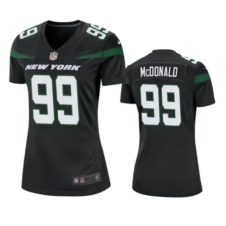 Women's New York Jets Will McDonald Black Game Jersey