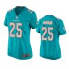 Women's Miami Dolphins Xavien Howard Aqua Game Jersey 3 women xavien howard dolphins game aqua jersey