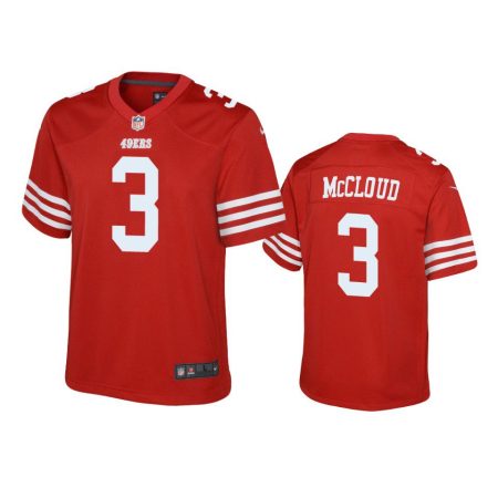 Youth 49ers Ray-Ray McCloud Scarlet Game Jersey