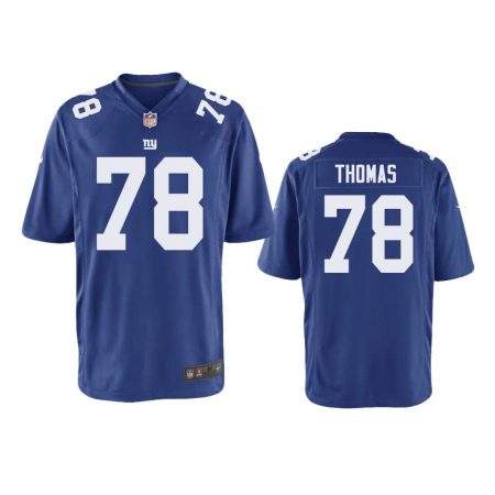 Youth New York Giants Andrew Thomas Royal Game Jersey