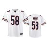 Youth Bears Darnell Wright White Game Jersey 3 youth bears darnell wright game white jersey