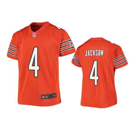 Youth Bears Eddie Jackson Orange Game Jersey