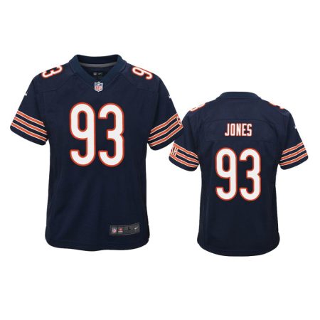 Youth Bears Justin Jones Navy Game Jersey