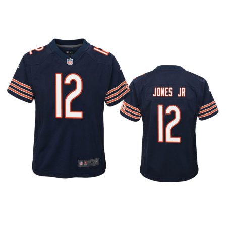 Youth Bears Velus Jones Jr. Navy Game Jersey