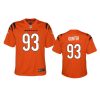 youth bengals jeffrey gunter game orange jersey