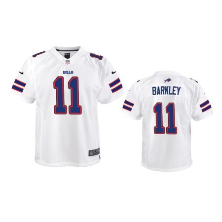 Youth Bills Matt Barkley White Game Jersey
