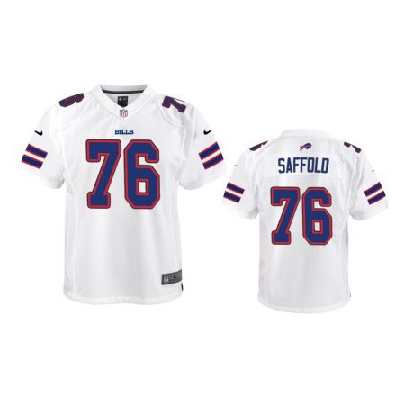 Youth Bills Rodger Saffold White Game Jersey