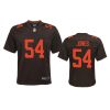 Youth Browns Deion Jones Brown Alternate Game Jersey 3 youth browns deion jones alternate game brown jersey