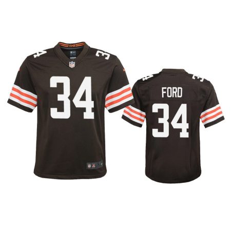 Youth Browns Jerome Ford Brown Game Jersey