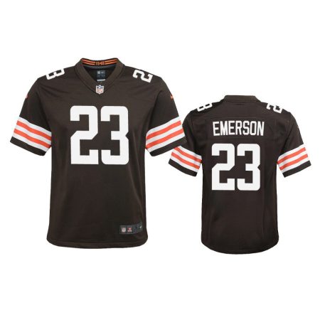 Youth Browns Martin Emerson Brown Game Jersey