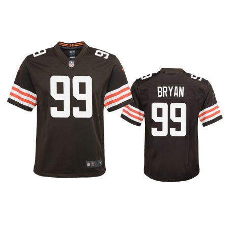 Youth Browns Taven Bryan Brown Game Jersey
