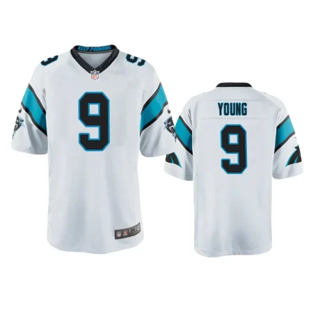 Youth Carolina Panthers Bryce Young White Game Jersey