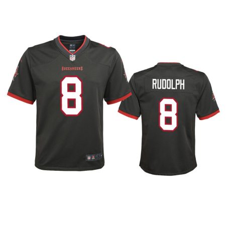 Youth Buccaneers Kyle Rudolph Pewter Alternate Game Jersey