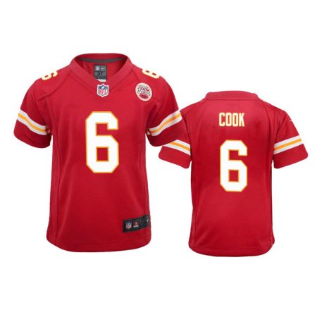 Youth Chiefs Bryan Cook Red Game Jersey