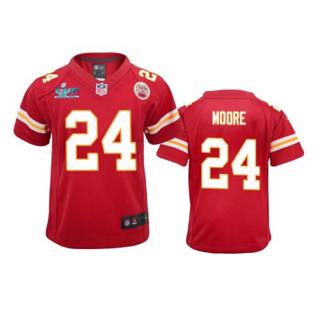 Youth Chiefs Skyy Moore Red Super Bowl LVII Game Jersey