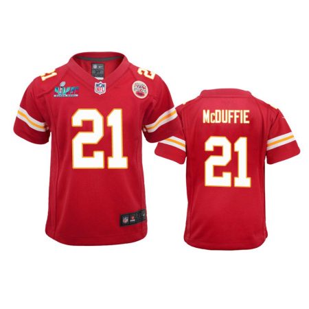 Youth Chiefs Trent McDuffie Red Super Bowl LVII Game Jersey