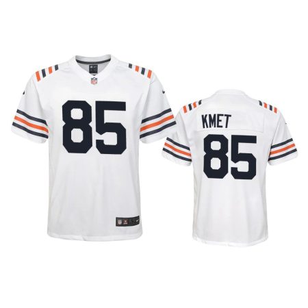 Youth Chicago Bears Cole Kmet White Game Jersey