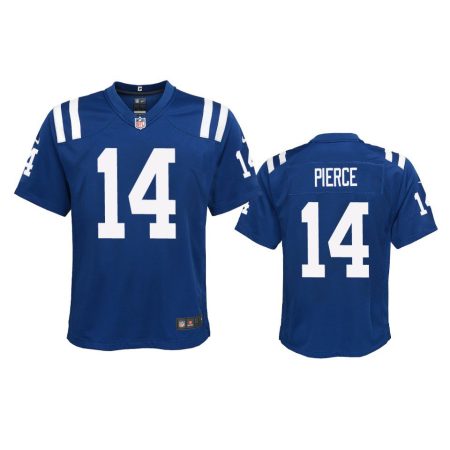 Youth Colts Alec Pierce Royal Game Jersey