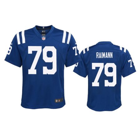 Youth Colts Bernhard Raimann Royal Game Jersey