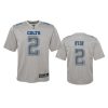 Youth Colts Matt Ryan Gray Atmosphere Fashion Game Jersey 3 youth colts matt ryan atmosphere fashion game gray jersey