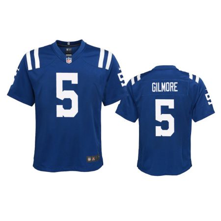 Youth Colts Stephon Gilmore Royal Game Jersey