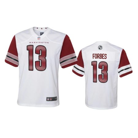 Youth Commanders Emmanuel Forbes White Game Jersey