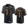 Youth Commanders Jahan Dotson Black Alternate Game Jersey 3 youth commanders jahan dotson alternate game black jersey