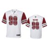 Youth Commanders Phidarian Mathis White Game Jersey 2 youth commanders phidarian mathis game white jersey