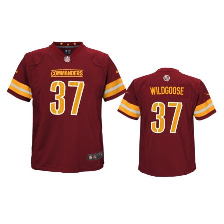 Youth Commanders Rachad Wildgoose Burgundy Game Jersey