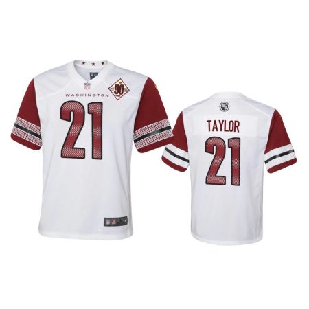 Youth Commanders Sean Taylor White 90th Anniversary Game Jersey