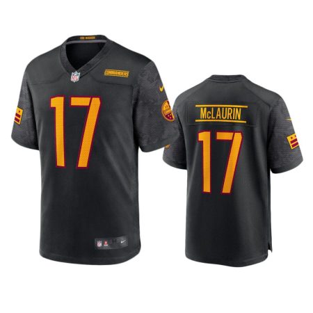 Youth Commanders Terry McLaurin Black Alternate Game Jersey