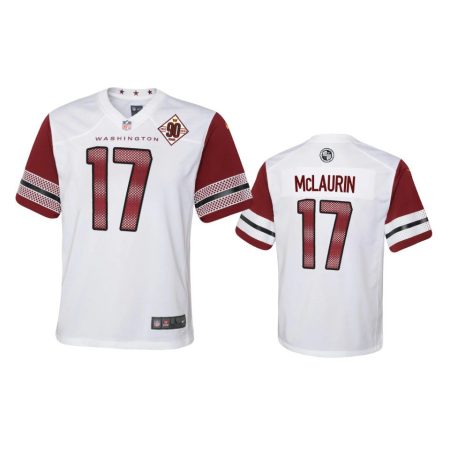 Youth Commanders Terry McLaurin White 90th Anniversary Game Jersey