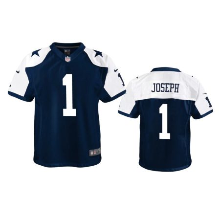 Youth Cowboys Kelvin Joseph Navy Game Jersey