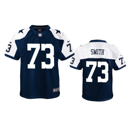 Youth Cowboys Tyler Smith Navy Alternate Game Jersey