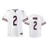 Youth Chicago Bears D.J. Moore White Game Jersey 2 youth d.j. moore bears white game jersey
