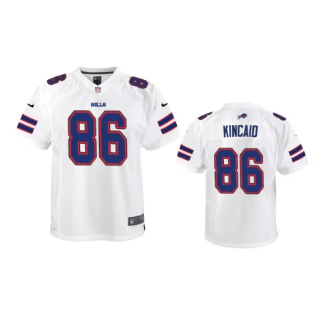 Youth Buffalo Bills Dalton Kincaid White Game Jersey