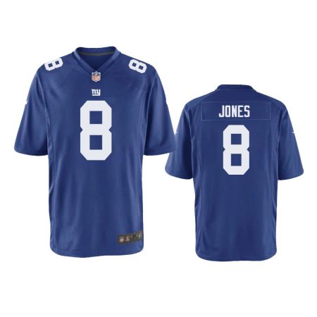 Youth New York Giants Daniel Jones Royal Game Jersey