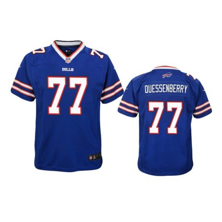 Youth Buffalo Bills David Quessenberry Royal Game Jersey