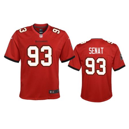 Youth Tampa Bay Buccaneers Deadrin Senat Red Game Jersey
