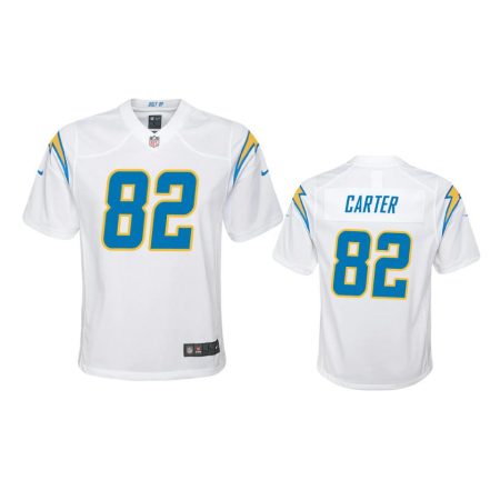 Youth Los Angeles Chargers DeAndre Carter White Game Jersey