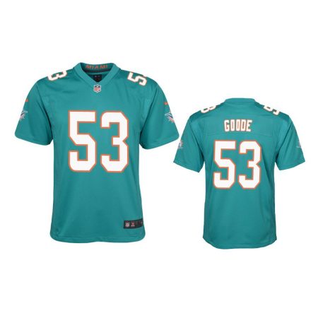 Youth Dolphins Cameron Goode Aqua Game Jersey
