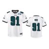 Youth Eagles Fletcher Cox White Super Bowl LVII Game Jersey 3 youth eagles fletcher cox white game super bowl lvii jersey