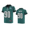 Youth Eagles Jordan Davis Midnight Green Super Bowl LVII Game Jersey 3 youth eagles jordan davis midnight green game super bowl lvii jersey