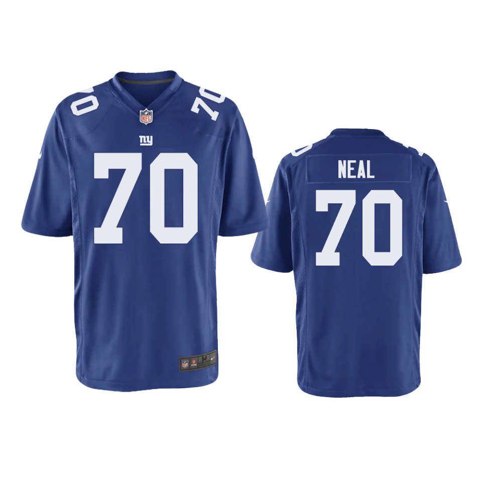 Youth New York Giants Evan Neal Royal Game Jersey 1 youth evan neal giants royal game jersey